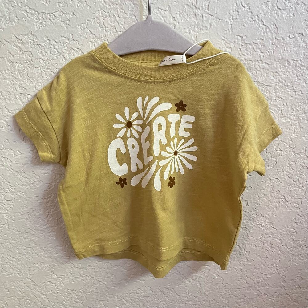 Rylee + Cru “Create” Boxy Tee 6-12 m
